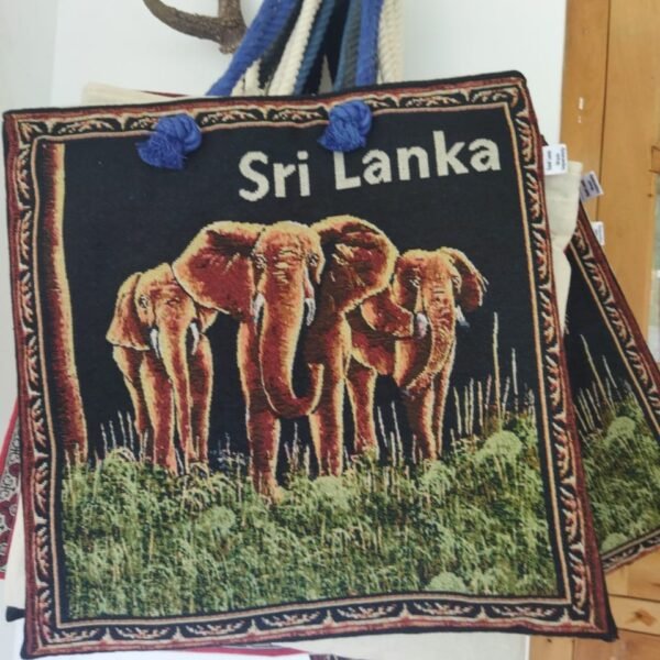 sri lankan wildlife tote