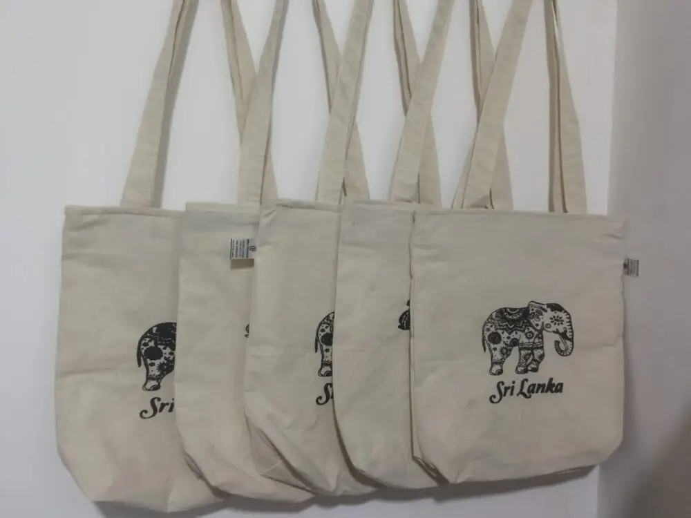 sri lanka canvas tote