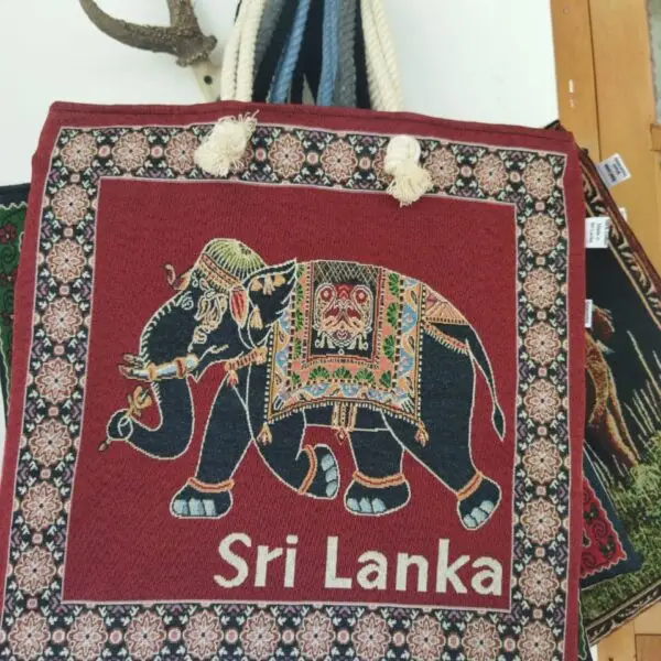 black elephant tote